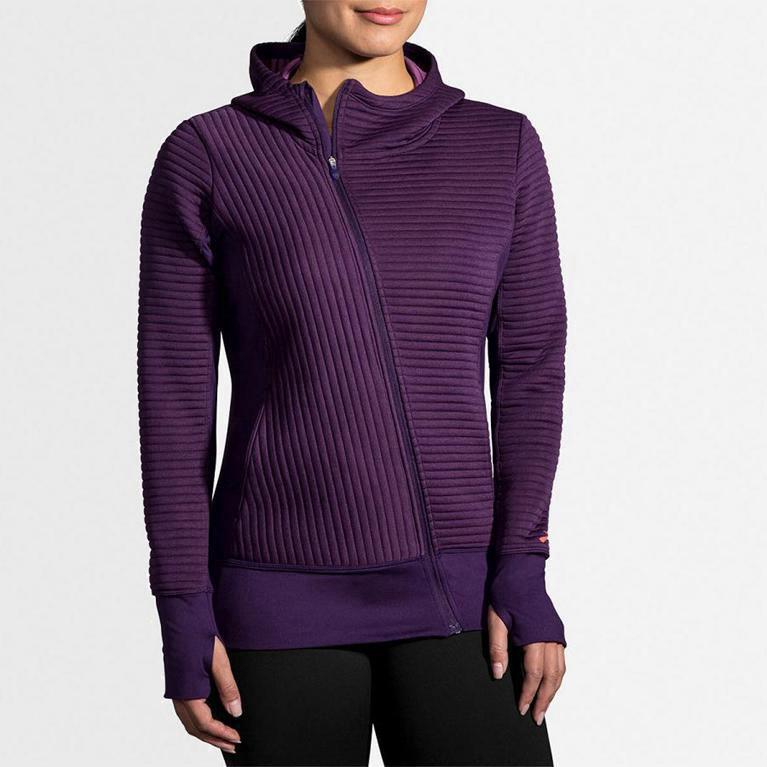 Brooks Fly-By Womens Running Jackets - Purple - Philippines (506497GYB)